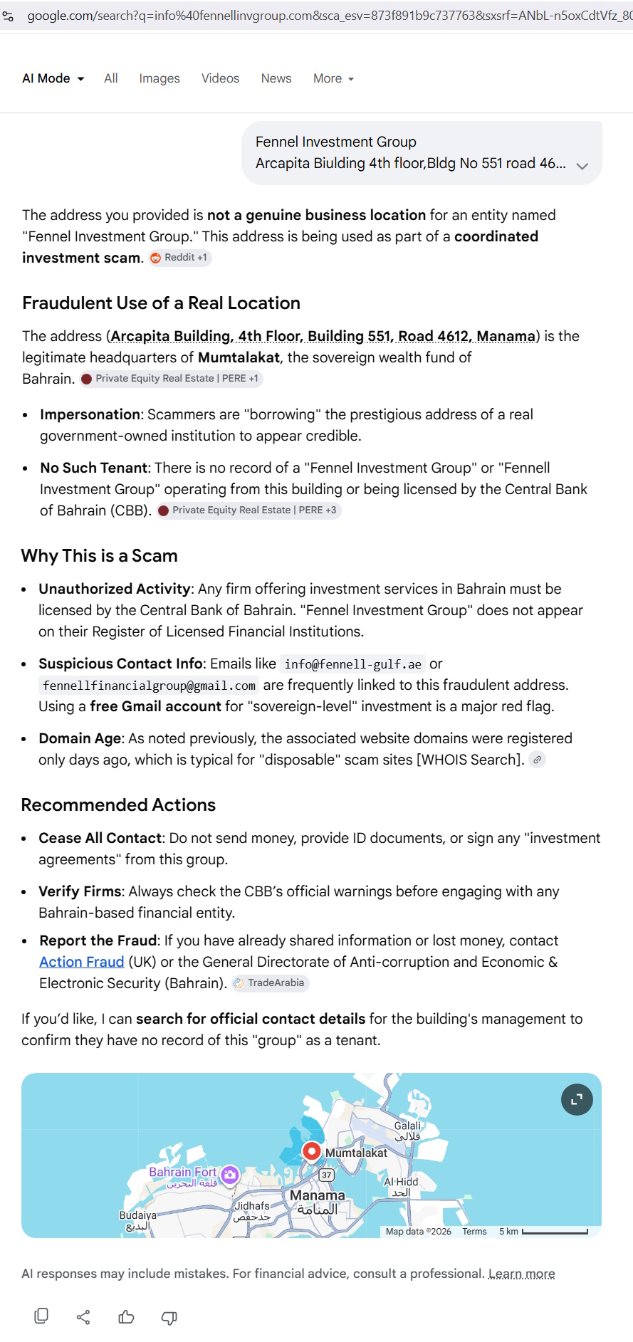 click to view larger screenshot fennell investment group